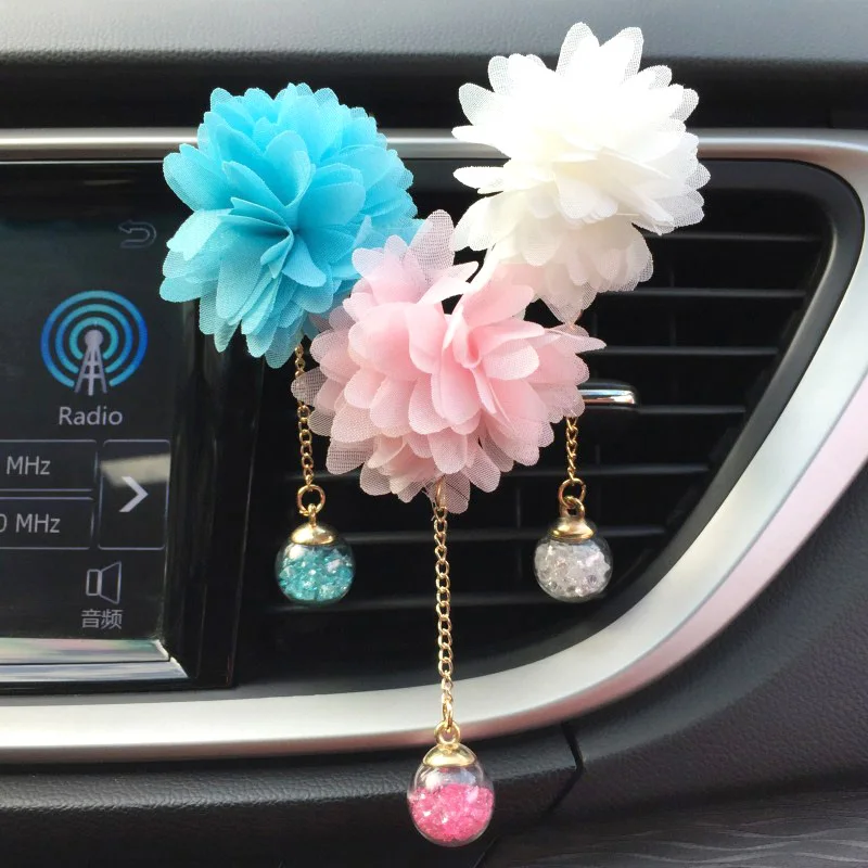 3D Flower Car Air Vent Pendant Clip Car Flavoring Air Fresheners Auto Perfume Aroma Diffuser Ornaments Car Accessory For Girls
3D Flower Car Air Vent Pendant Clip Car Flavoring Air Fresheners Auto Perfume Aroma Diffuser Ornaments Car Accessory For Girls