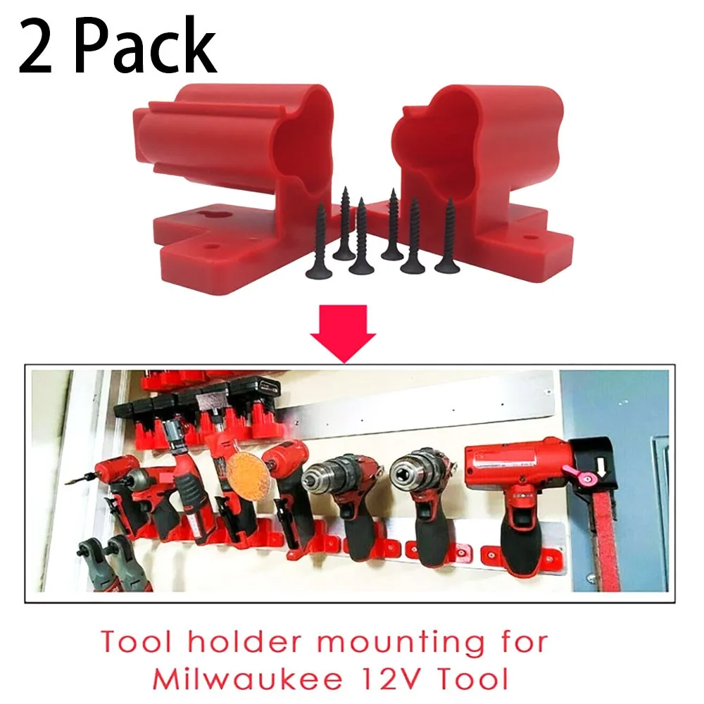 2 Pcs Power Tool Mount Holder For Milwaukee M12 Tool Wall Mount Hanger Bracket With Screws DIY Power Tools Accessories
2 Pcs Power Tool Mount Holder For Milwaukee M12 Tool Wall Mount Hanger Bracket With Screws DIY Power Tools Accessories