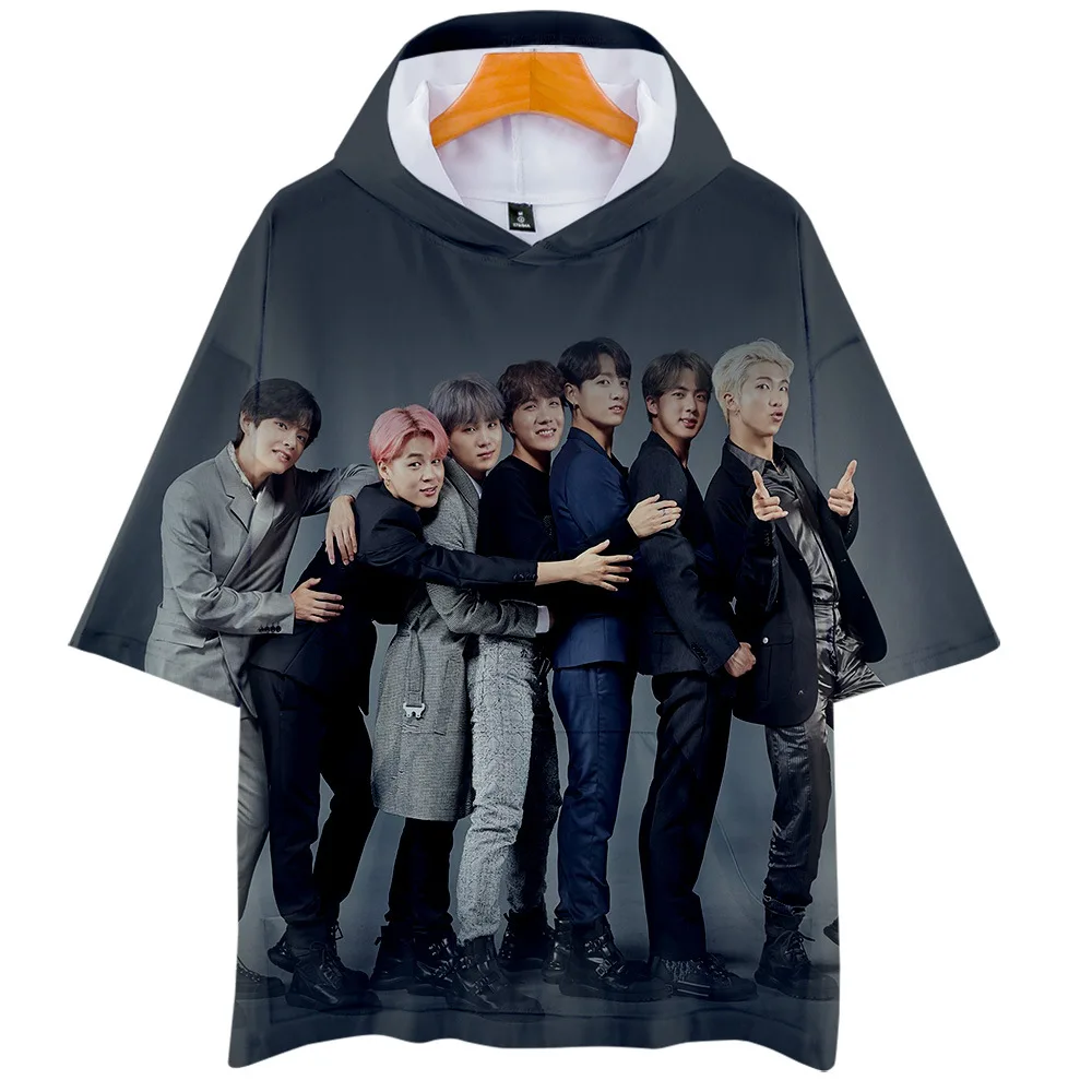 Harajuku Streetwear 3D Kpop Hooded Shirts Men/women Short Sleeve Kawaii K-pop Clothes Female Hip Hop Hoodie Tops Dropship
Harajuku Streetwear 3D Kpop Hooded Shirts Men/women Short Sleeve Kawaii K-pop Clothes Female Hip Hop Hoodie Tops Dropship