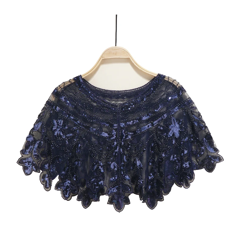 4 Colors Fashion Evening Beaded Adult Sequin Black Silver Blue Beige Femme Cape Bolero Capa Shrug Women Cloak Shawl
4 Colors Fashion Evening Beaded Adult Sequin Black Silver Blue Beige Femme Cape Bolero Capa Shrug Women Cloak Shawl