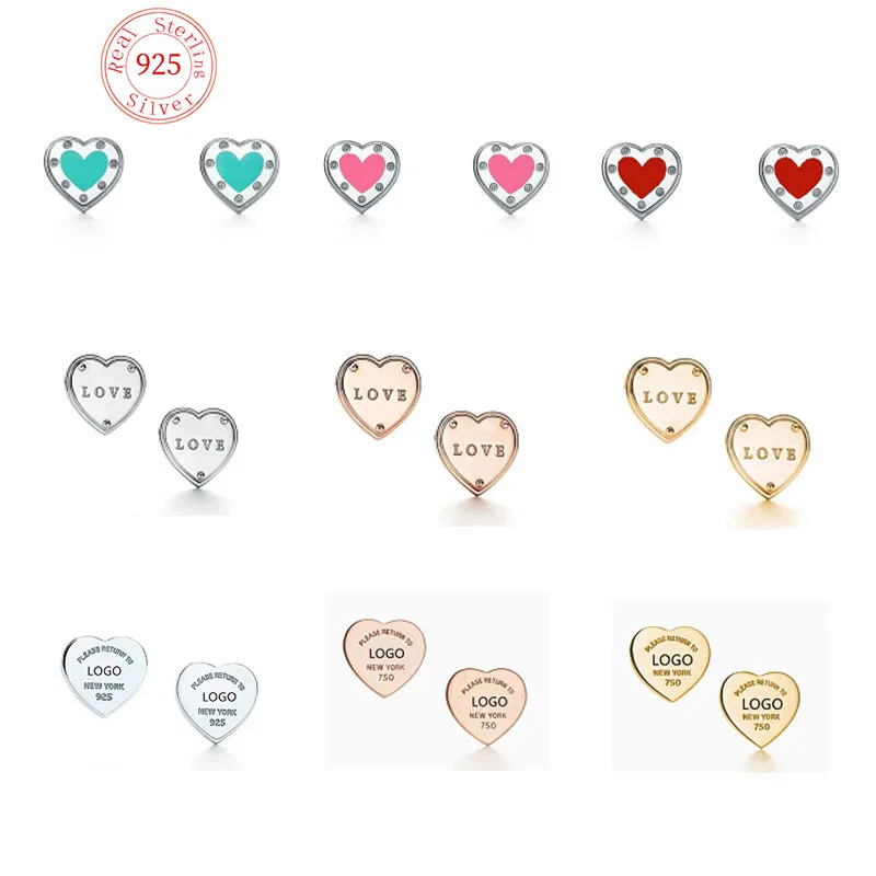Original Luxury Brand High Quality 925 Silver Female Heart Enamel Tif Earrings Classic Fashion Jewelry Christmas Women's Gifts
Original Luxury Brand High Quality 925 Silver Female Heart Enamel Tif Earrings Classic Fashion Jewelry Christmas Women's Gifts