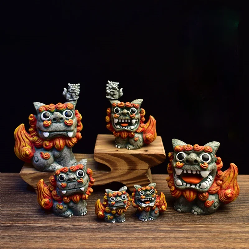 A Pair Of Chinese Lion Ornaments Cute Town House Little Lion Desk Lucky Prosperous Business Lucky Lion
A Pair Of Chinese Lion Ornaments Cute Town House Little Lion Desk Lucky Prosperous Business Lucky Lion