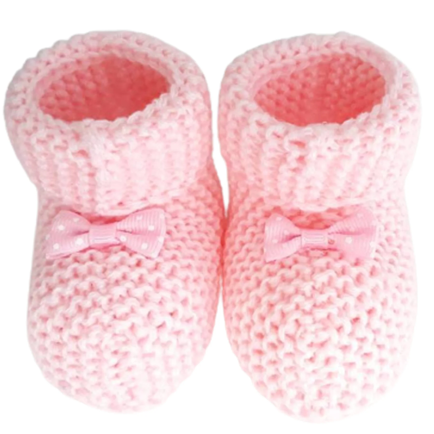 

Papyonlu Pink Knitwear Booties 0-6 Month