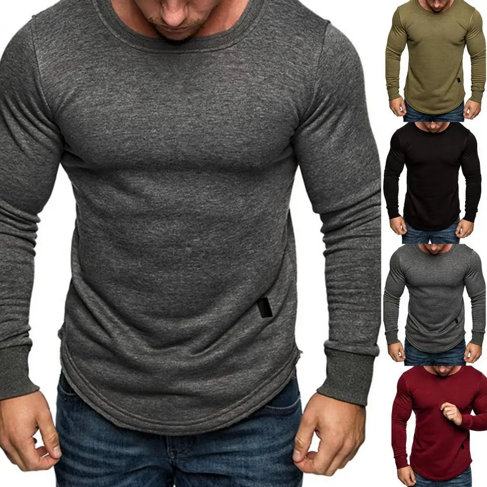 Men's Shirt Solid Color Round Neck Long Sleeve Base Shirt for Spring Autumn Casual Fitness Breathable Slim Fit Tops Tees camisa
Men's Shirt Solid Color Round Neck Long Sleeve Base Shirt for Spring Autumn Casual Fitness Breathable Slim Fit Tops Tees camisa