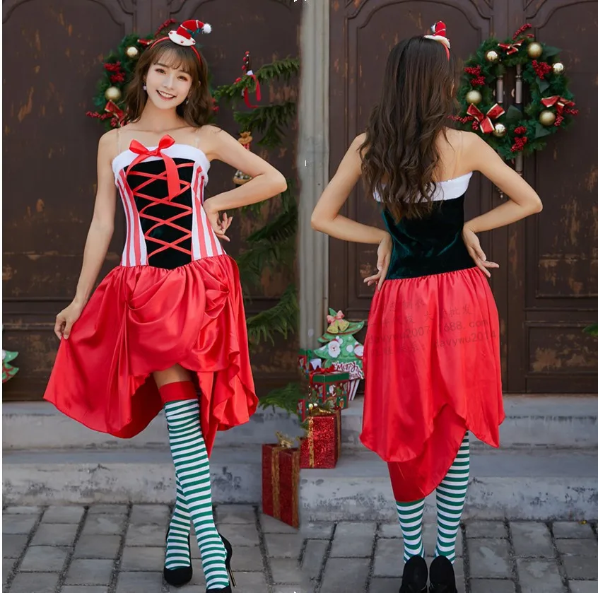 Christmas Cosplay Costume Christmas Eve Cute Girl Red Xmas Green Elf Fluffy Women Cake Dress
Christmas Cosplay Costume Christmas Eve Cute Girl Red Xmas Green Elf Fluffy Women Cake Dress