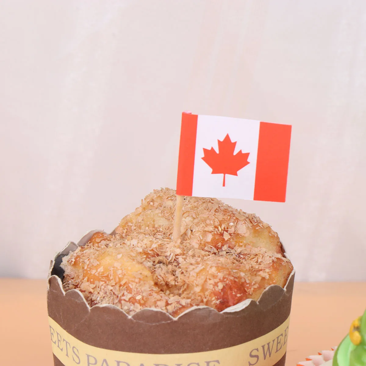 100 шт. Канаде национальный флаг дизайн торт топпера креативная украшения для