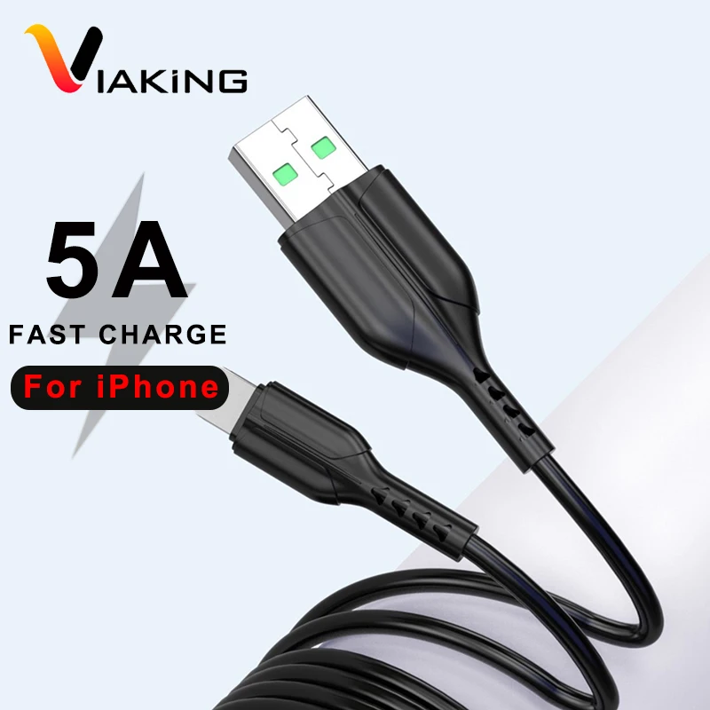 For iPhone Charger Fast Charging Cable For iPhone 12 11 Pro Max XS XR X 5 5S 6 6S 7 8 Plus 5A Fast Charging USB Cable Wire 3M1M
For iPhone Charger Fast Charging Cable For iPhone 12 11 Pro Max XS XR X 5 5S 6 6S 7 8 Plus 5A Fast Charging USB Cable Wire 3M1M