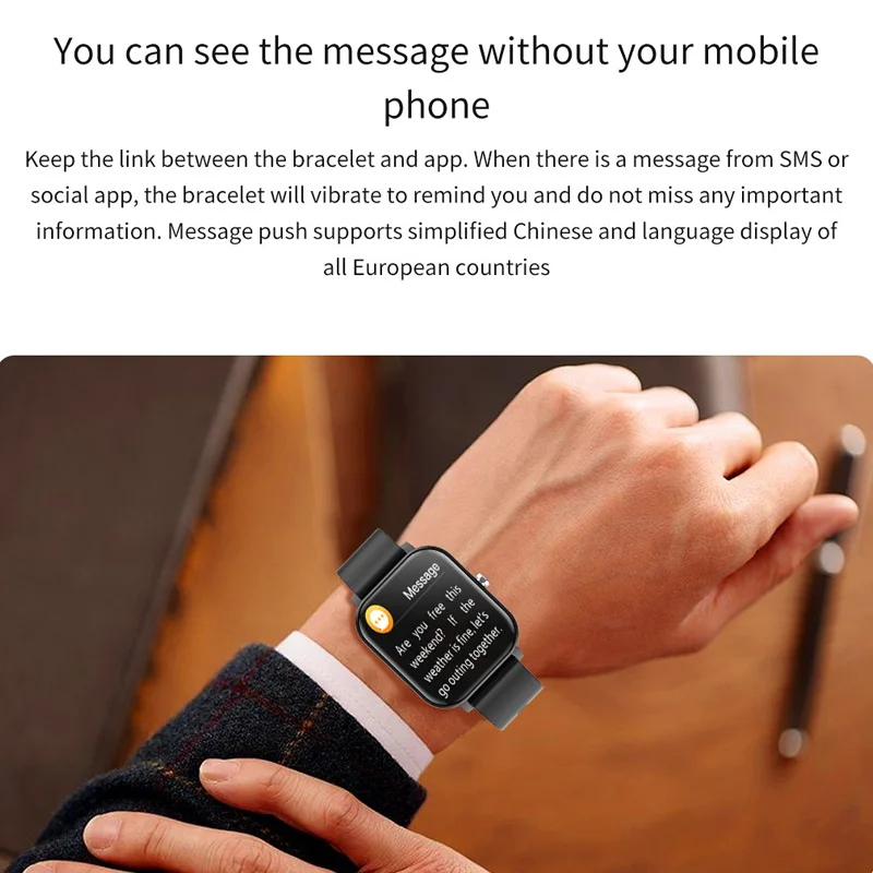 LV68 Sport Smart Watch Men Women Bluetooth Call Music Control Smartwatch Blood Pressure Heart Rate Fitness Tracker Clock Watches
LV68 Sport Smart Watch Men Women Bluetooth Call Music Control Smartwatch Blood Pressure Heart Rate Fitness Tracker Clock Watches