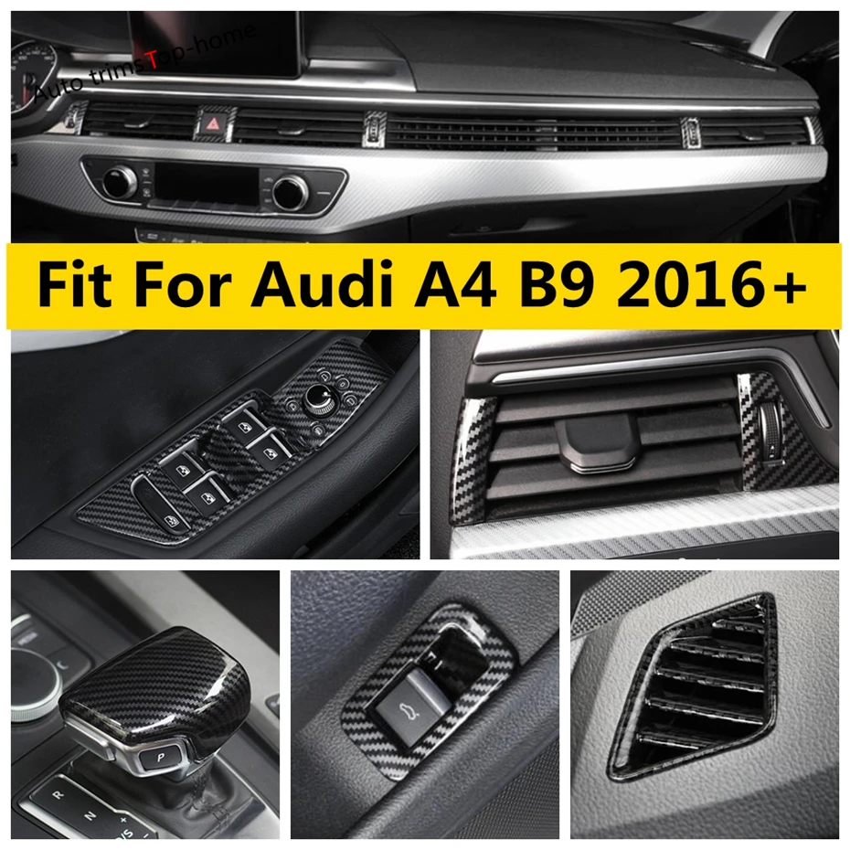 ABS Carbon Fiber Look Interior Refit Kit Accessories For Audi A4 B9 2016 - 2020 Gearbox / Air AC / Armrest Lift Panel Cover Trim
ABS Carbon Fiber Look Interior Refit Kit Accessories For Audi A4 B9 2016 - 2020 Gearbox / Air AC / Armrest Lift Panel Cover Trim
