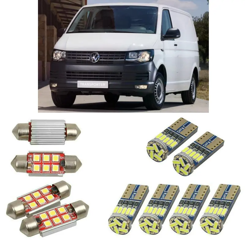 10 шт. Автомобильные светодиодные лампы для Volkswagen transporter T6 caravelle mk6 bus sgb sgg