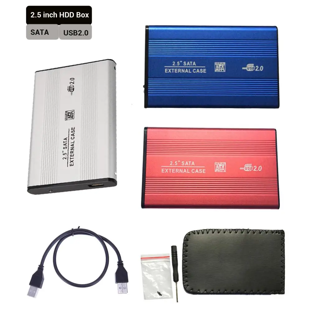 Чехол для внешнего жесткого диска 2,5 дюйма, USB 2,0 SATA, корпус для внешнего жесткого диска коробка для жесткого диска, 2,5 дюйма, корпус usb sata из алюминиевого сплава
Чехол для внешнего жесткого диска 2,5 дюйма, USB 2,0 SATA, корпус для внешнего жесткого диска коробка для жесткого диска, 2,5 дюйма, корпус usb sata из алюминиевого сплава