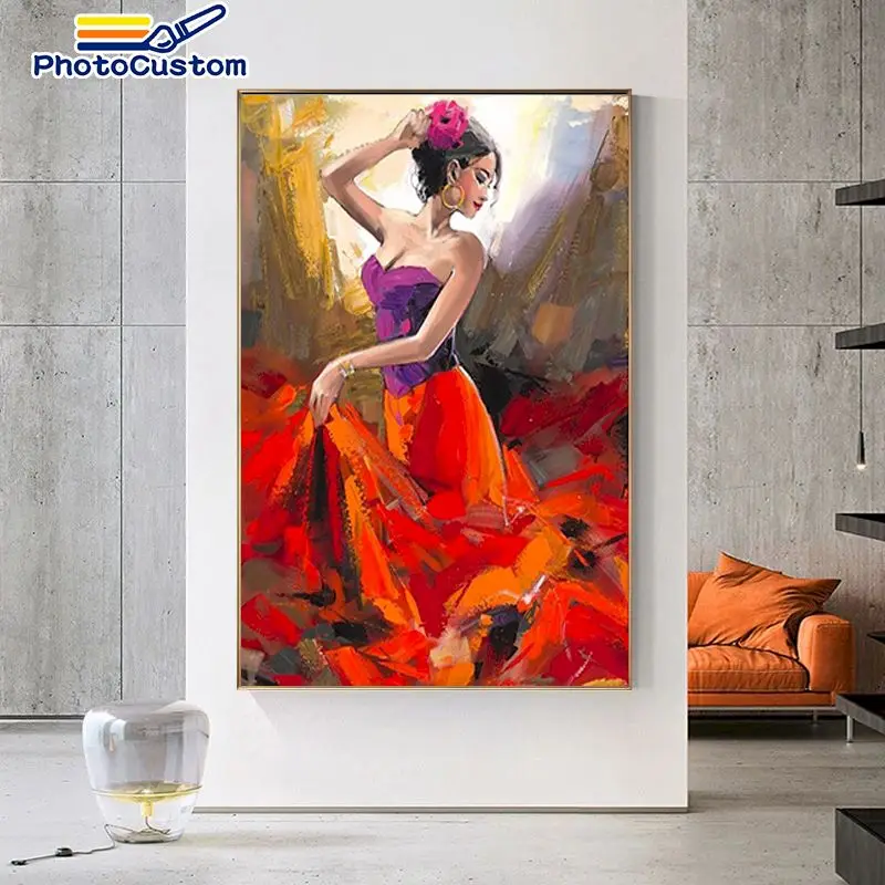 PhotoCustom Frame DIY Oil Painting By Numbers Dancer Girl Modern Wall Art Canvas Painting Acrylic Coloring By Numbers Diy Gift
PhotoCustom Frame DIY Oil Painting By Numbers Dancer Girl Modern Wall Art Canvas Painting Acrylic Coloring By Numbers Diy Gift