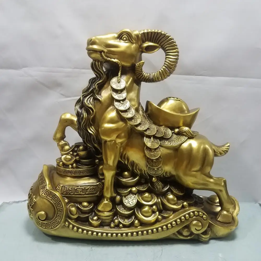 wedding decoration Chinese Fengshui Seikos bronze zodiac sheep statue Goat foot cornucopia means good luck
wedding decoration Chinese Fengshui Seikos bronze zodiac sheep statue Goat foot cornucopia means good luck