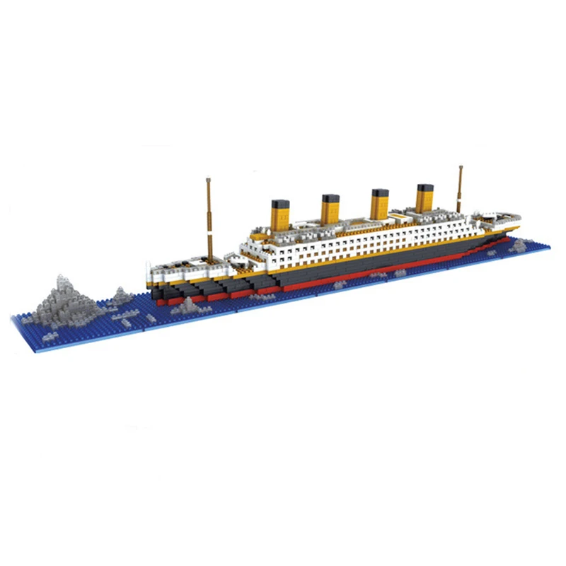 1860 Pcs No Lepining RMS Titanic Cruise Ship Model Boat DIY Diamond Building Blocks Bricks Kit Children Kids Toys Gifts
1860 Pcs No Lepining RMS Titanic Cruise Ship Model Boat DIY Diamond Building Blocks Bricks Kit Children Kids Toys Gifts
