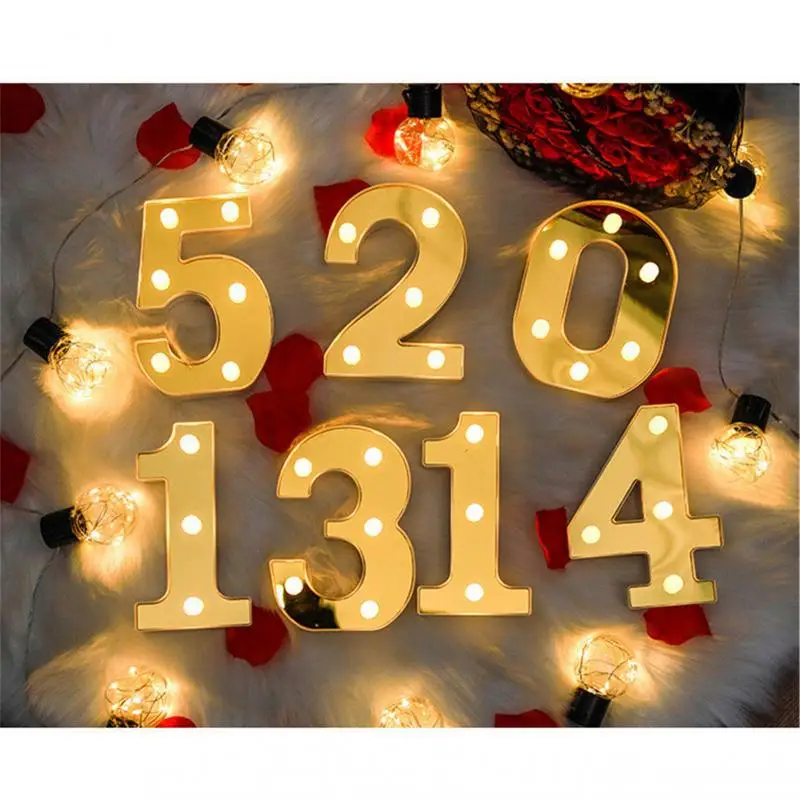 1 Pcs Digital Night Light 22cm LED Proposal Birthday Christmas Romantic Decoration Light (without Battery) Indoor Lighting
1 Pcs Digital Night Light 22cm LED Proposal Birthday Christmas Romantic Decoration Light (without Battery) Indoor Lighting
