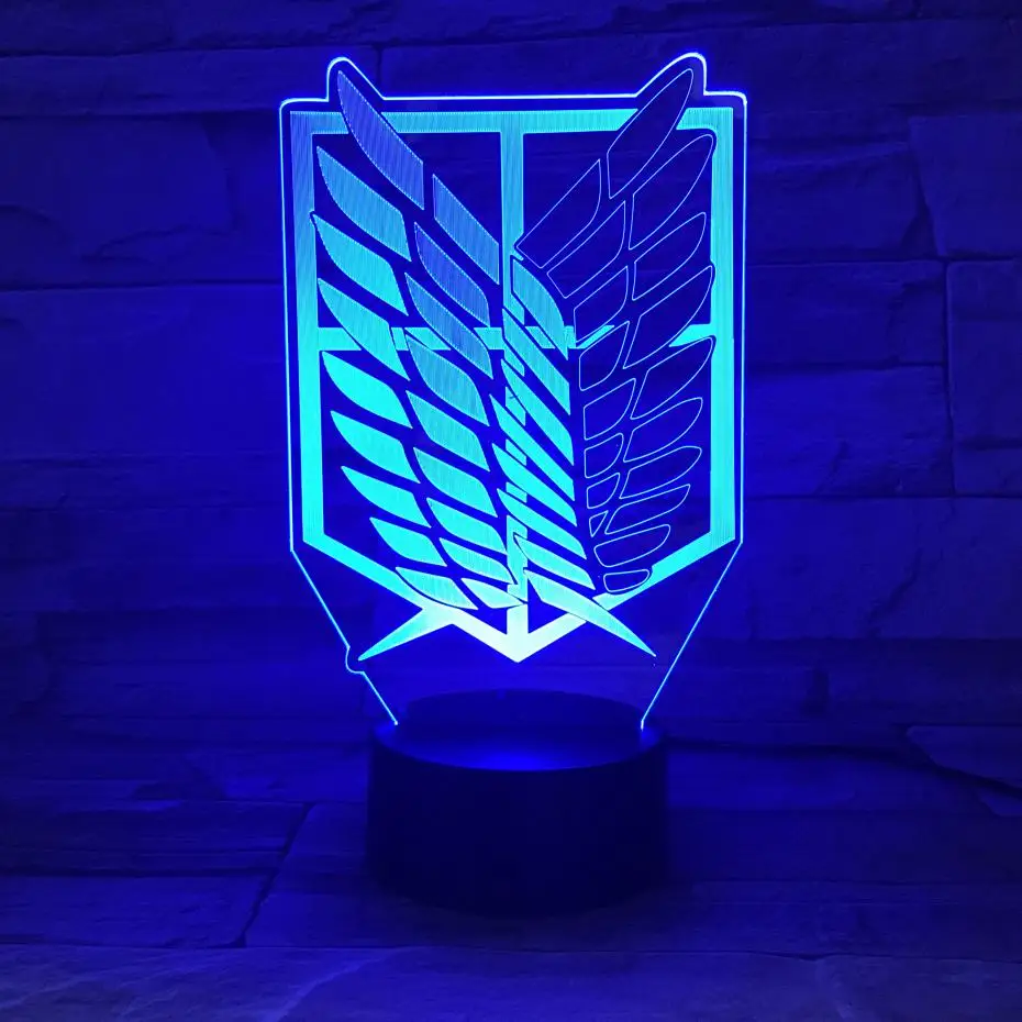 Bedroom Desk Lamp Night Light Anime Attack on Titan LED Logo Children Kids Boys Gift Manga Japanese Anime Shingeki No Kyojin
Bedroom Desk Lamp Night Light Anime Attack on Titan LED Logo Children Kids Boys Gift Manga Japanese Anime Shingeki No Kyojin