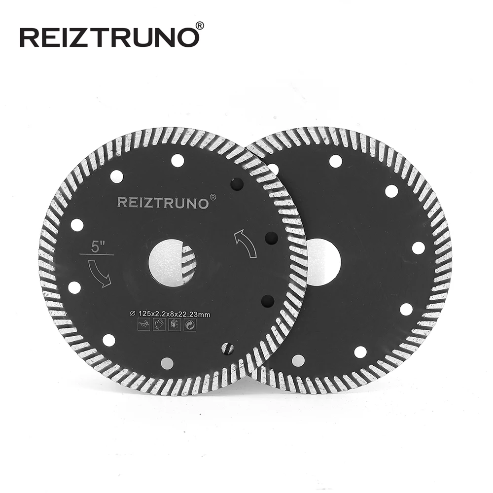 REIZTRUNO 5 " турбо непрерывная Алмазная Пила Лезвия для гранита бетона мрамора