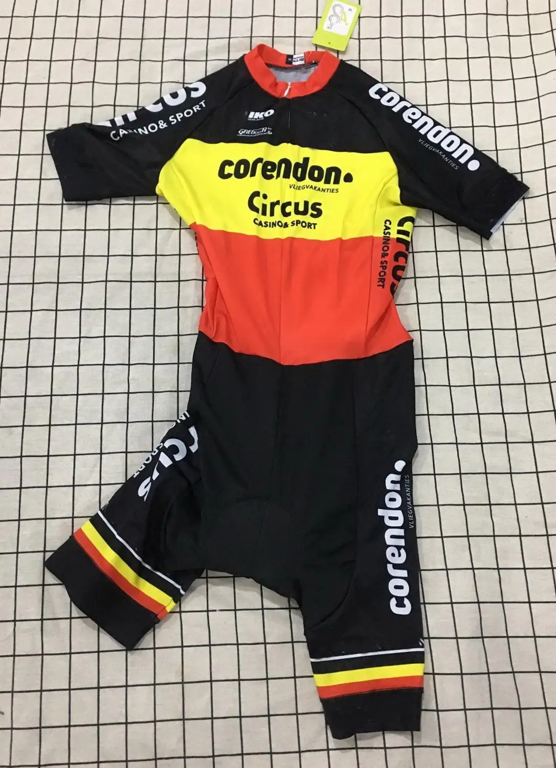 MEN'S CYCLING WEAR CYCLING JERSEY BODY SUIT SKINSUIT WITH POWER BAND 2019 CORENDON CIRCUS BELGIUM CHAMPION GEL PAD SIZE: XS-4XL
MEN'S CYCLING WEAR CYCLING JERSEY BODY SUIT SKINSUIT WITH POWER BAND 2019 CORENDON CIRCUS BELGIUM CHAMPION GEL PAD SIZE: XS-4XL