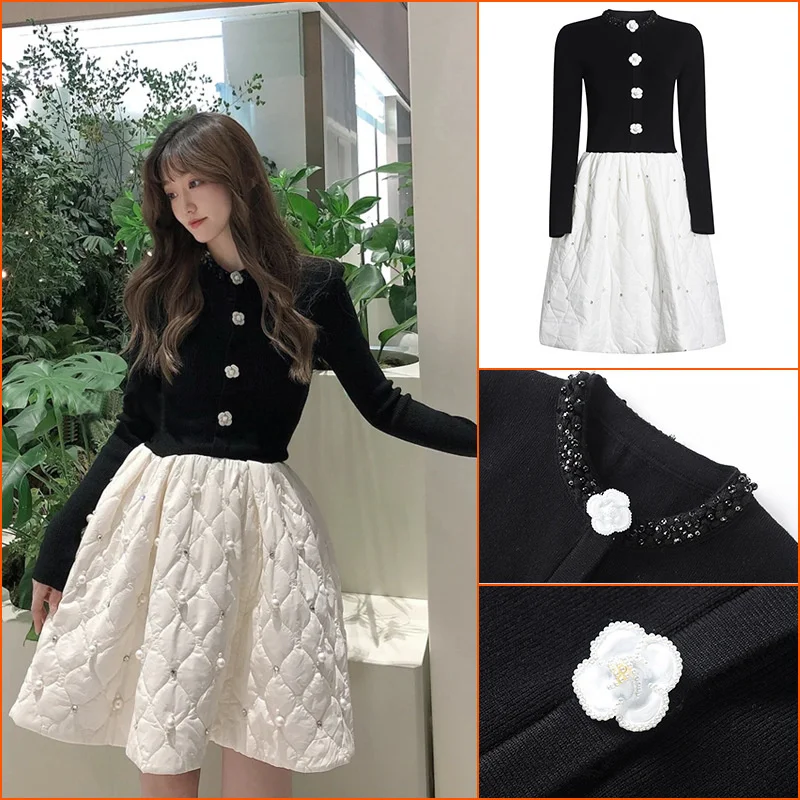 Skirt 2021 New Autumn and Winter Women's Wear Medium and Long Design Dress Women's Small Long Sleeve Knitted Skirt
Skirt 2021 New Autumn and Winter Women's Wear Medium and Long Design Dress Women's Small Long Sleeve Knitted Skirt
