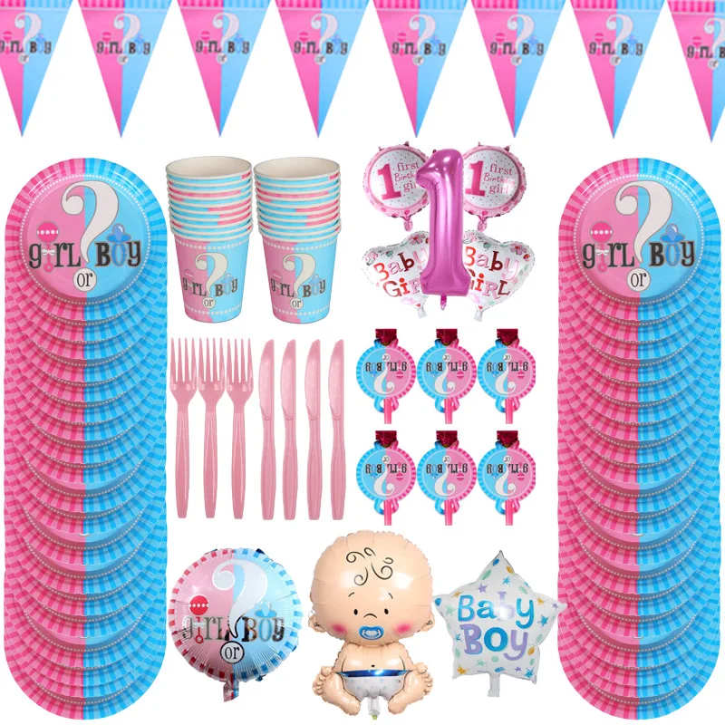 Boy or Girl Theme Disposable Tableware Set Napkin for plate Paper Cup Straw Baby Shower kids Birthday Decorations Party Supplies
Boy or Girl Theme Disposable Tableware Set Napkin for plate Paper Cup Straw Baby Shower kids Birthday Decorations Party Supplies