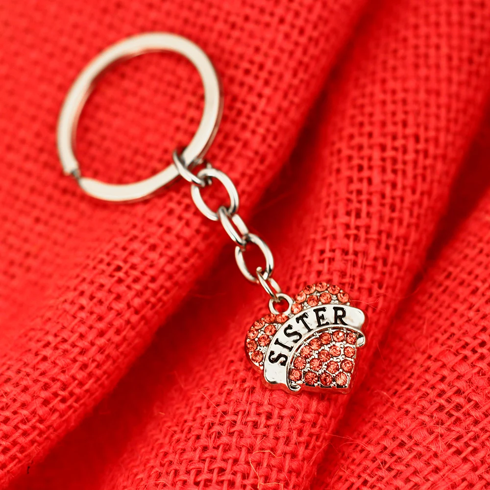 12PC Pink Crystal Rhinestone Heart Keyrings Sister Love Heart Pendant Keychains Family Women Girl Best Friends Gifts Jewelry Hot
12PC Pink Crystal Rhinestone Heart Keyrings Sister Love Heart Pendant Keychains Family Women Girl Best Friends Gifts Jewelry Hot