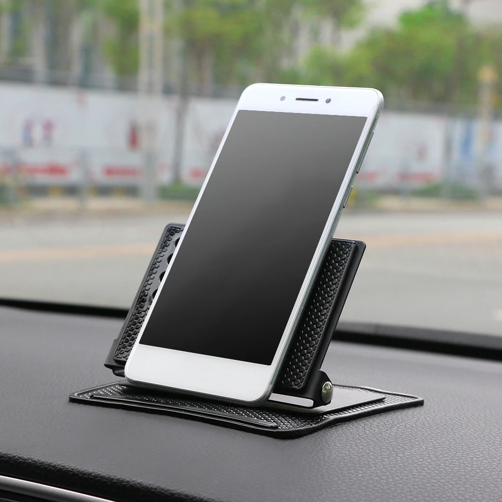 Car Ornament Silicone 360 Rotating Phone Holder Non-Slip Mat Automobile Dashboard Adjustable Angle Sticky Pad For GPS Navigation
Car Ornament Silicone 360 Rotating Phone Holder Non-Slip Mat Automobile Dashboard Adjustable Angle Sticky Pad For GPS Navigation