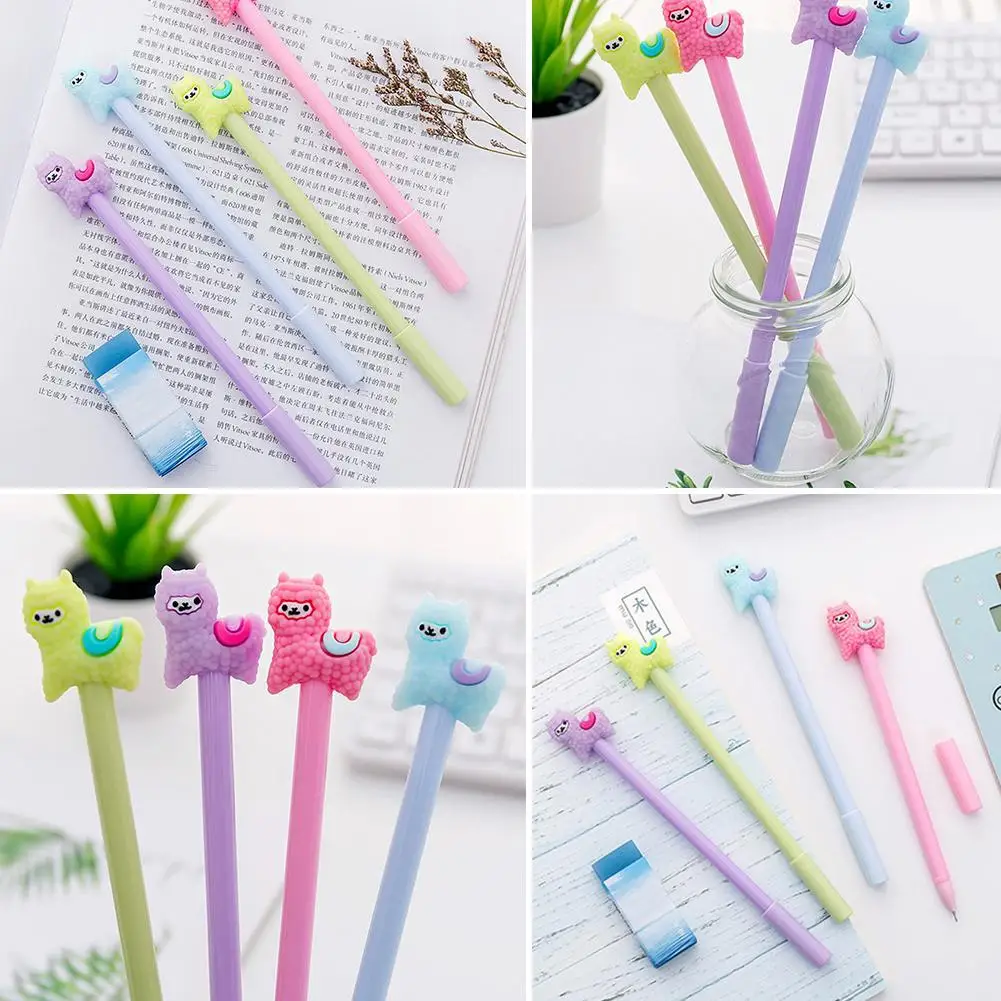 1 Piece Gel Pens Korean Cartoon Creative Alpaca Neutral Writing Pen Ink Pen Black Marker Office Stationery Signature Pen St K8X4
1 Piece Gel Pens Korean Cartoon Creative Alpaca Neutral Writing Pen Ink Pen Black Marker Office Stationery Signature Pen St K8X4