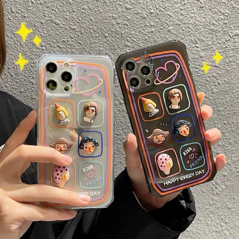 Cartoon cute three-dimensional doll for iphone 13 pro mobile phone case XR suitable for iphone11 / 12 / xsmax soft 7 / 8p
Cartoon cute three-dimensional doll for iphone 13 pro mobile phone case XR suitable for iphone11 / 12 / xsmax soft 7 / 8p