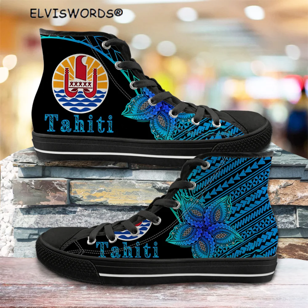 ELVISWORDS Fashion Tahiti Design Classic High Top Sneakers for Women Ladies Breathable Lace Up Vulcanized Shoes Walking Shoes
ELVISWORDS Fashion Tahiti Design Classic High Top Sneakers for Women Ladies Breathable Lace Up Vulcanized Shoes Walking Shoes