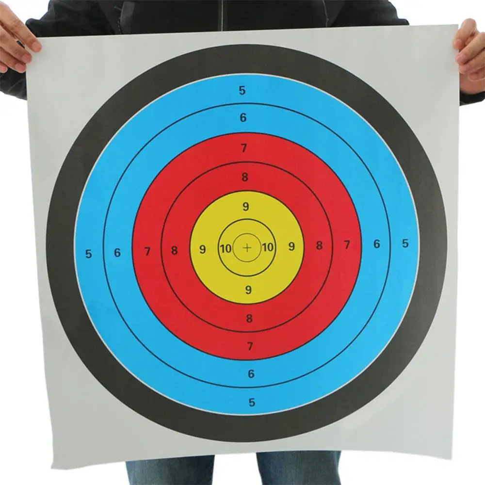 Archery Targets Shooting Target Paper Full Ring Gadgets Beginner 60*60CM Colorful Bow Arrow Gauge Training Practice
Archery Targets Shooting Target Paper Full Ring Gadgets Beginner 60*60CM Colorful Bow Arrow Gauge Training Practice
