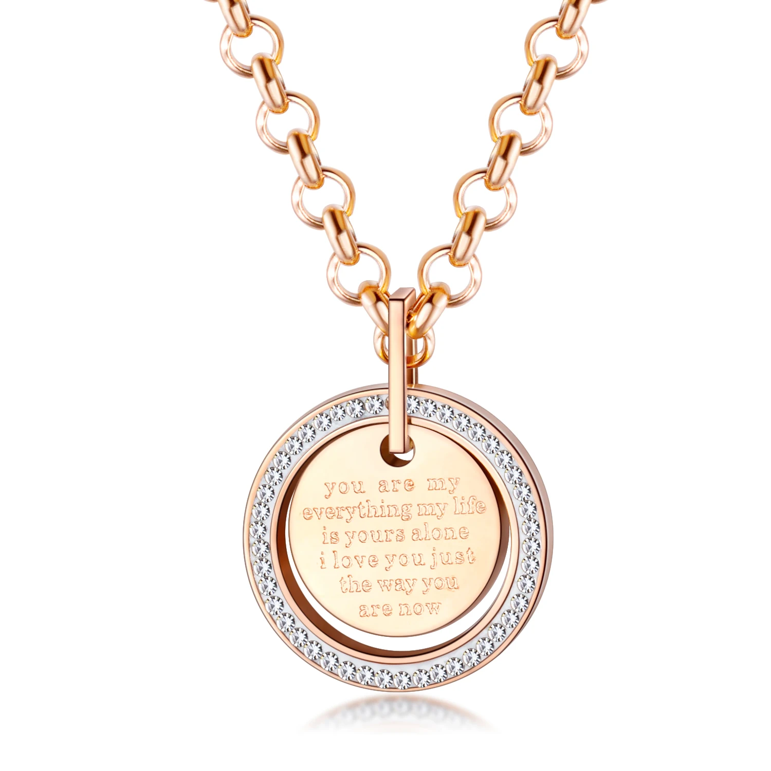 Women Love Necklace 2020 New Hot Sale Jewelry Promise Letter Tag Distance Steel Rose Gold Crystal Pendant Love Gift 1579
Women Love Necklace 2020 New Hot Sale Jewelry Promise Letter Tag Distance Steel Rose Gold Crystal Pendant Love Gift 1579