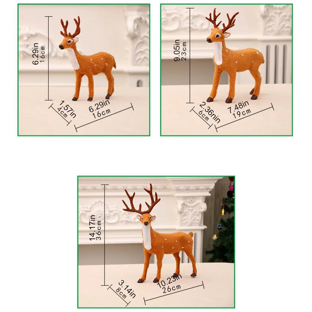 Christmas Decoration Sika Deer Ornaments Simulation Plush Toy Christmas Deer Standing Reindeer Christmas Decoration Tool
Christmas Decoration Sika Deer Ornaments Simulation Plush Toy Christmas Deer Standing Reindeer Christmas Decoration Tool