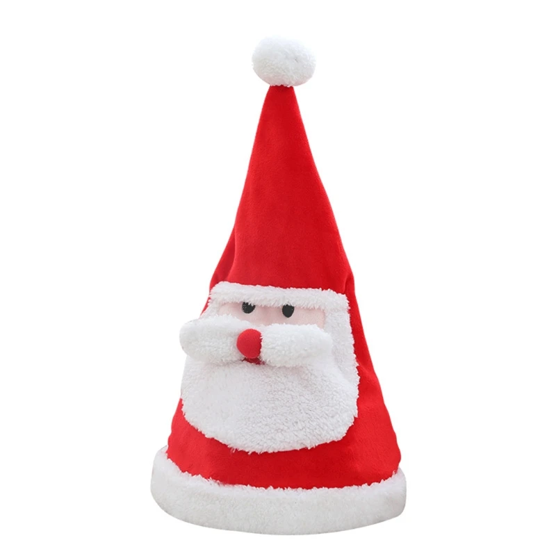 Christmas Costume Interactive Jumping Santa Clause Hat Plush Crazy Hat w/t Holiday Music Novelty Gift House Home Decor
Christmas Costume Interactive Jumping Santa Clause Hat Plush Crazy Hat w/t Holiday Music Novelty Gift House Home Decor