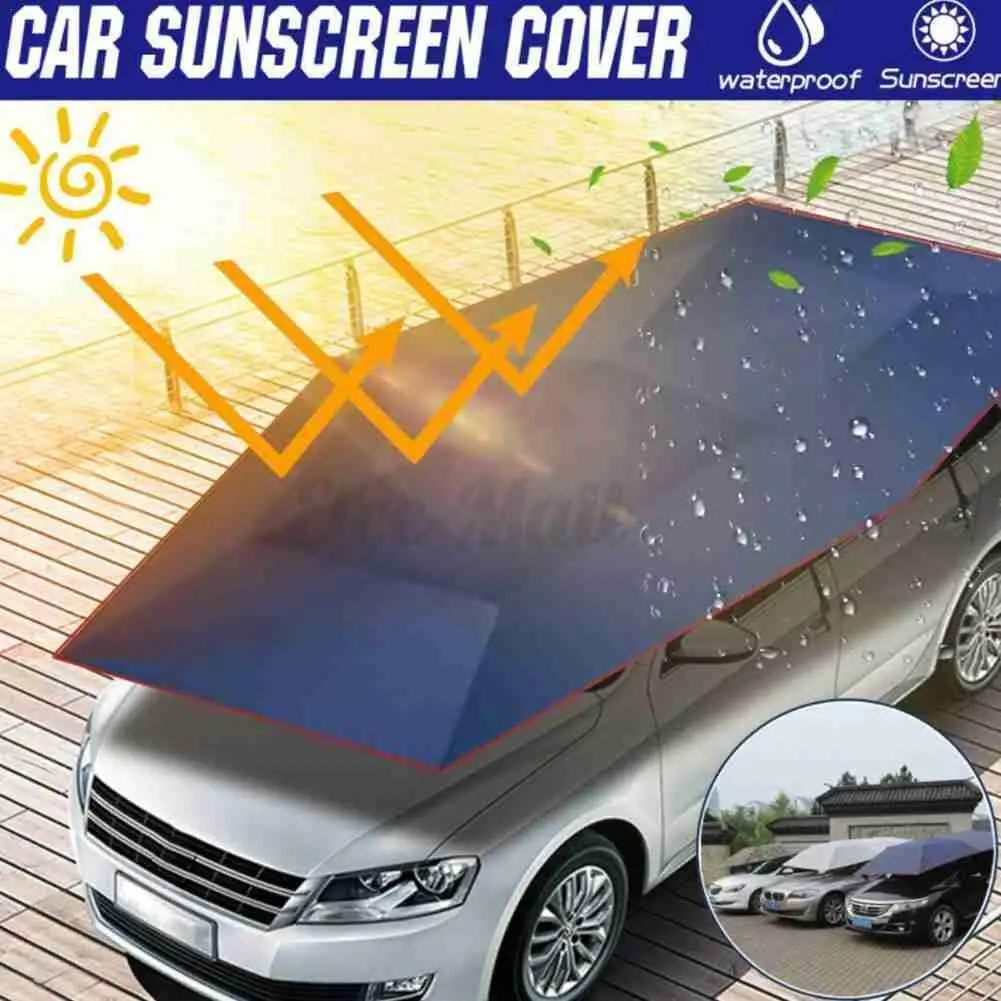 Garden Summer Car Cover Sun Shade Cover Car Protection Umbrella Oxford Cloth UV Resistant Foldable Car Tent Roof Anti-UV Protect
Garden Summer Car Cover Sun Shade Cover Car Protection Umbrella Oxford Cloth UV Resistant Foldable Car Tent Roof Anti-UV Protect