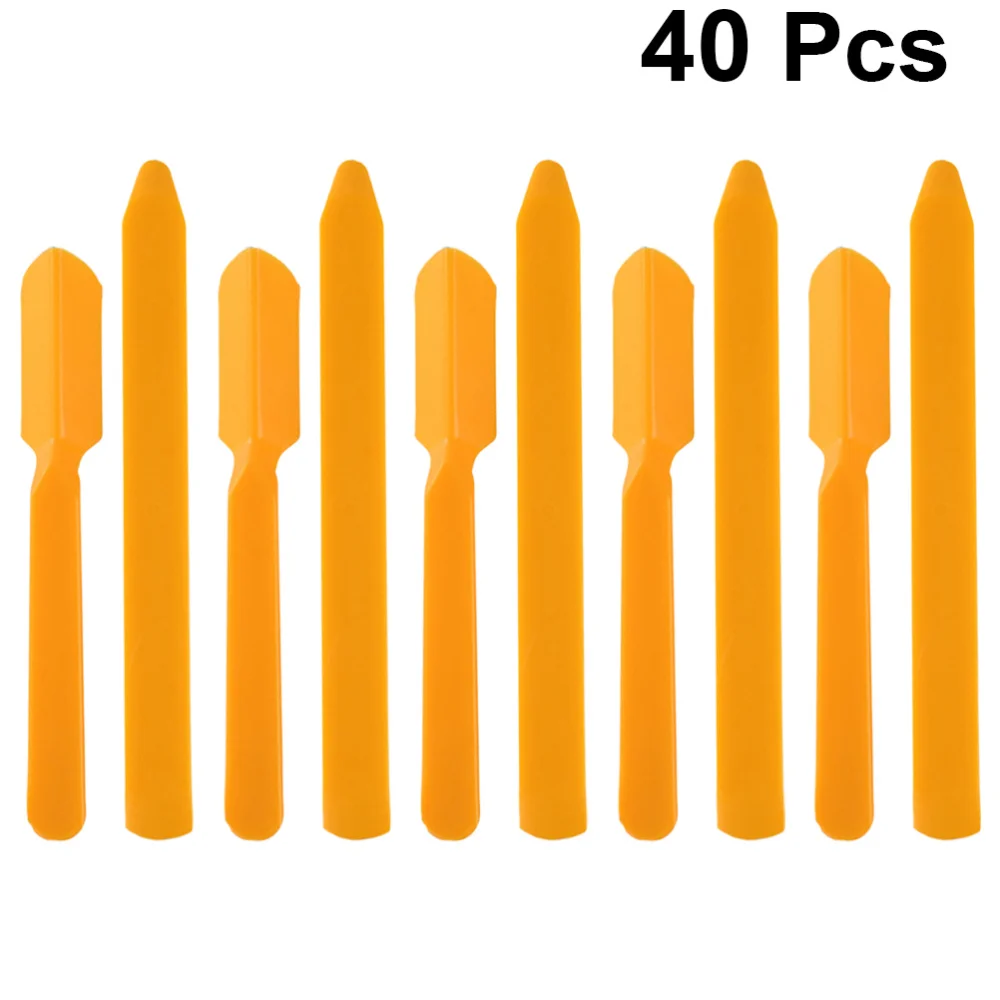 10 Sets of Professional Glass Glue Scraper Residual Glue Removal Caulk Scraper Angle Shovel(Yellow) 
10 Sets of Professional Glass Glue Scraper Residual Glue Removal Caulk Scraper Angle Shovel(Yellow)