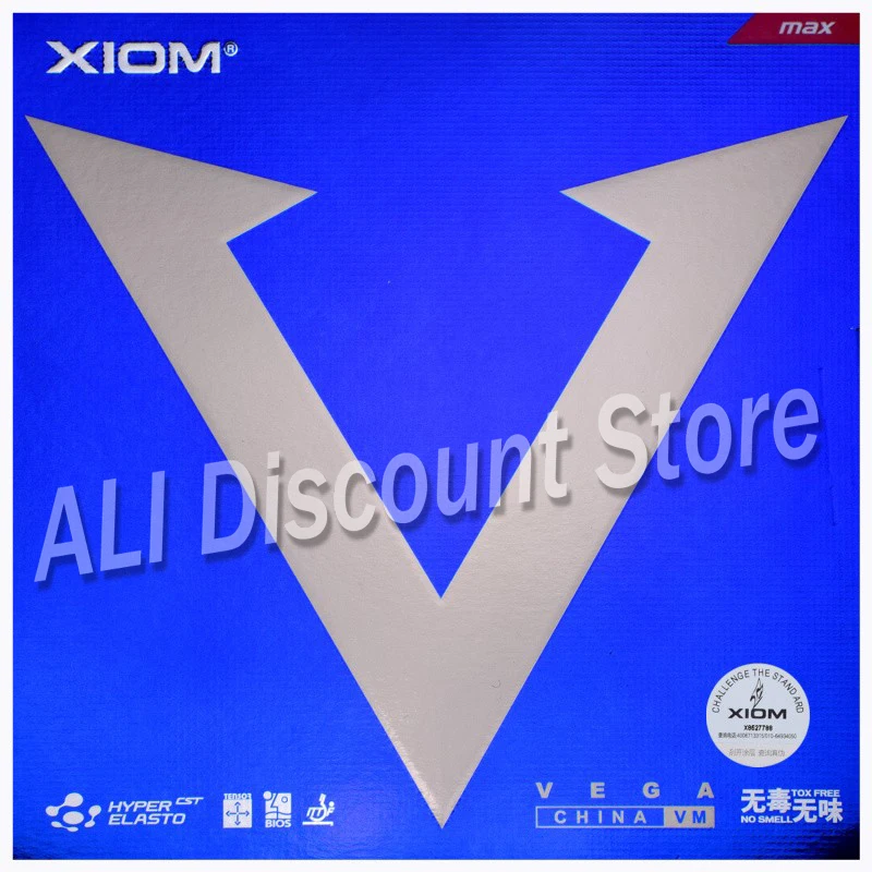 Оригинальная ракетка Xiom Vega China Vm для настольного тенниса резиновые накладки в