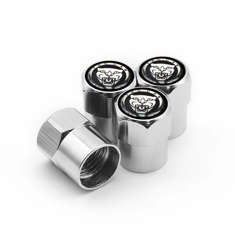 Valve stem caps tire cap Auto parts for Jaguar-XE XK XF XEL XFL E-PACE I-PACE C-X16 valve 4pcs metal | Автомобили и мотоциклы