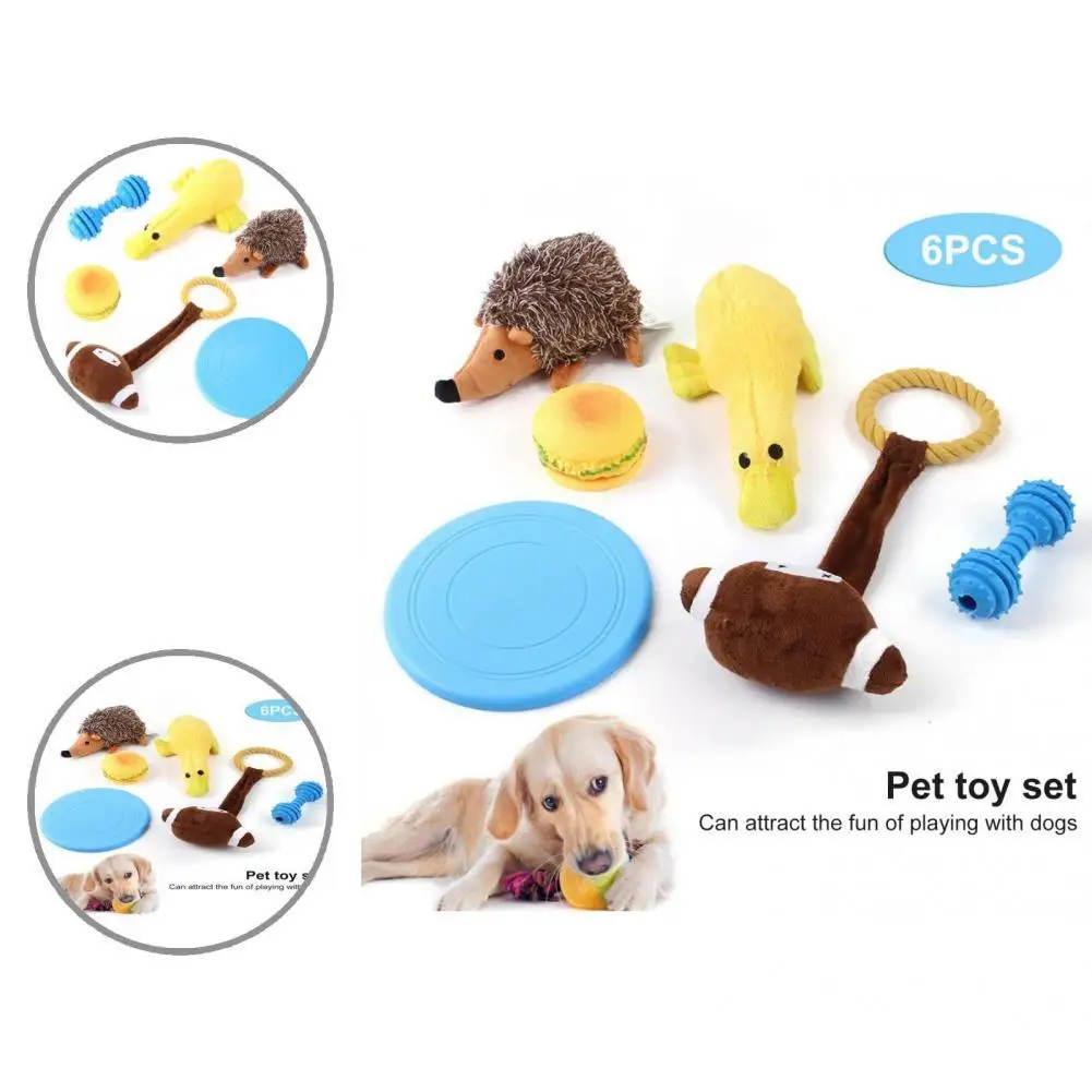 Various Chew Toys Adorable Soft Texture Cotton Rope Pet Bite Molar Toy Dog Plush Toy Dog Toy 6Pcs
Various Chew Toys Adorable Soft Texture Cotton Rope Pet Bite Molar Toy Dog Plush Toy Dog Toy 6Pcs
