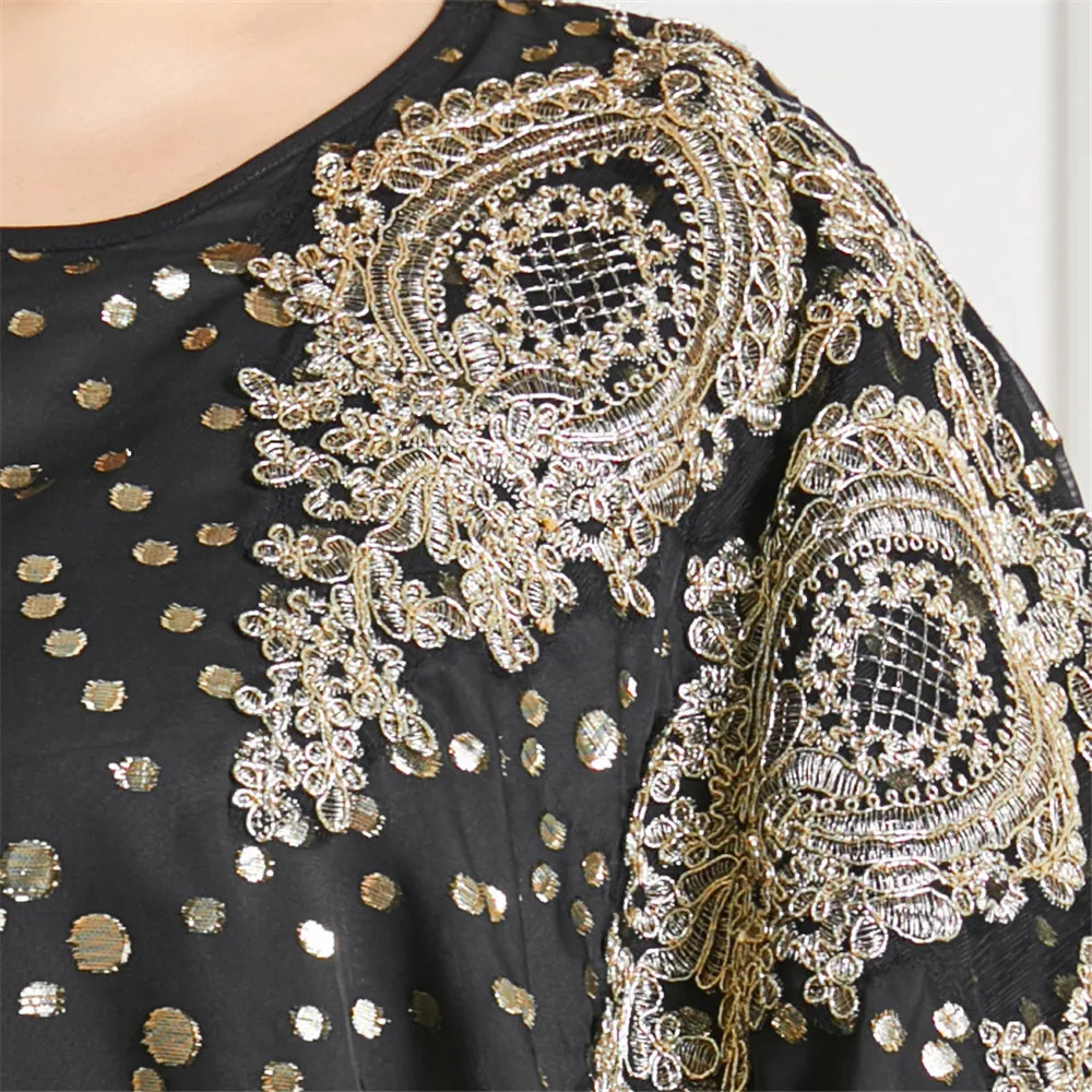 Plus Size Women Kaftan Maxi Robe Abaya Appliques Batwing Sleeve Oversized Caftan Loose Long Dress Muslim Ramadan Islamic Fashion
Plus Size Women Kaftan Maxi Robe Abaya Appliques Batwing Sleeve Oversized Caftan Loose Long Dress Muslim Ramadan Islamic Fashion