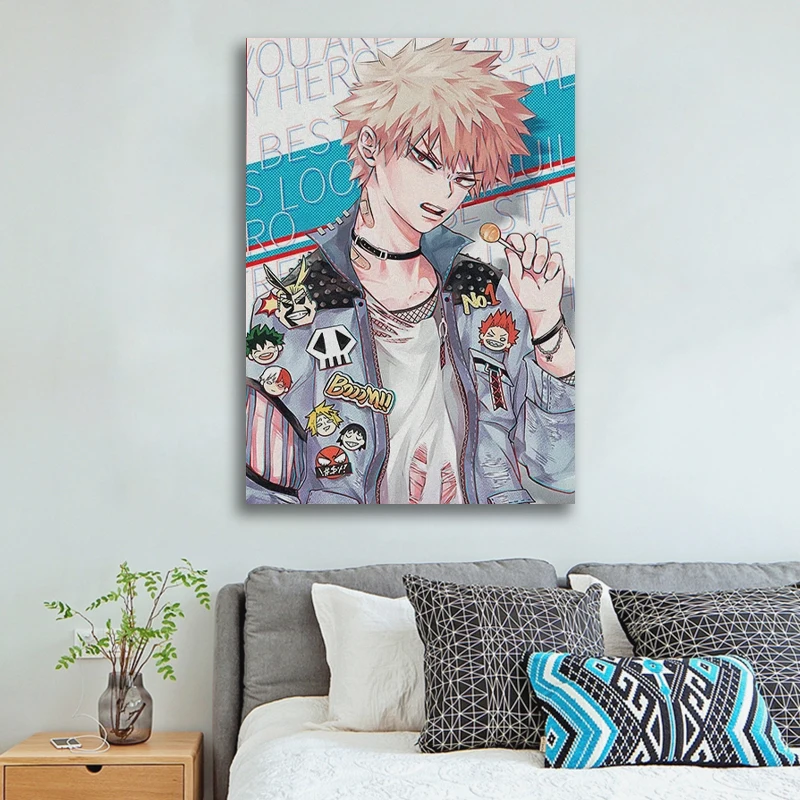 Wall Art Modular Katsuki Bakugo Posters My Hero Academia Canvas Painting Home Decor HD Printed Living Room Framework Pictures
Wall Art Modular Katsuki Bakugo Posters My Hero Academia Canvas Painting Home Decor HD Printed Living Room Framework Pictures