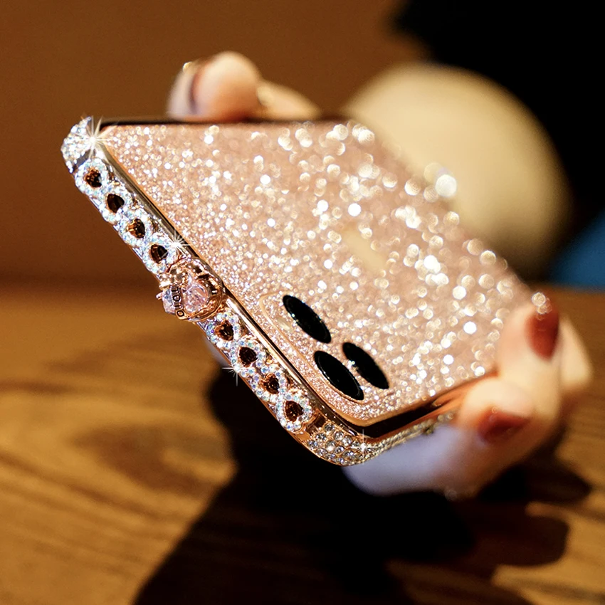 Luxury Heart-shaped Flash Drill Phone Case For iPhone 11 Pro Max XSmax XR X SE 8 7 6 Plus Cover Funda
Luxury Heart-shaped Flash Drill Phone Case For iPhone 11 Pro Max XSmax XR X SE 8 7 6 Plus Cover Funda