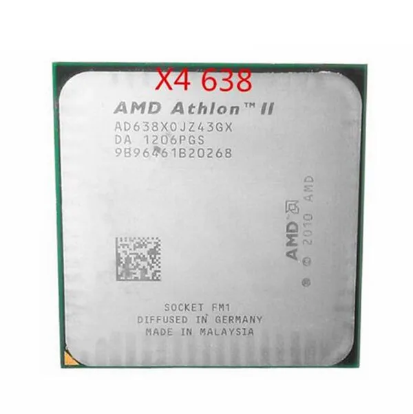 Бесплатная доставка центральный процессор athlon X4 638 65 Вт 2 7 ГГц четырехъядерный