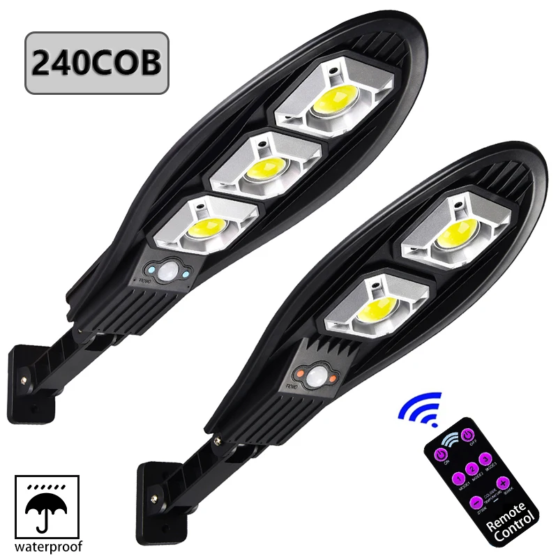 240COB Upgraded Led Solar Light Outdoor Waterproof 3600mah Lighting For Garden Wall Street Adjustable Angle Solar Sensor Lantern
240COB Upgraded Led Solar Light Outdoor Waterproof 3600mah Lighting For Garden Wall Street Adjustable Angle Solar Sensor Lantern