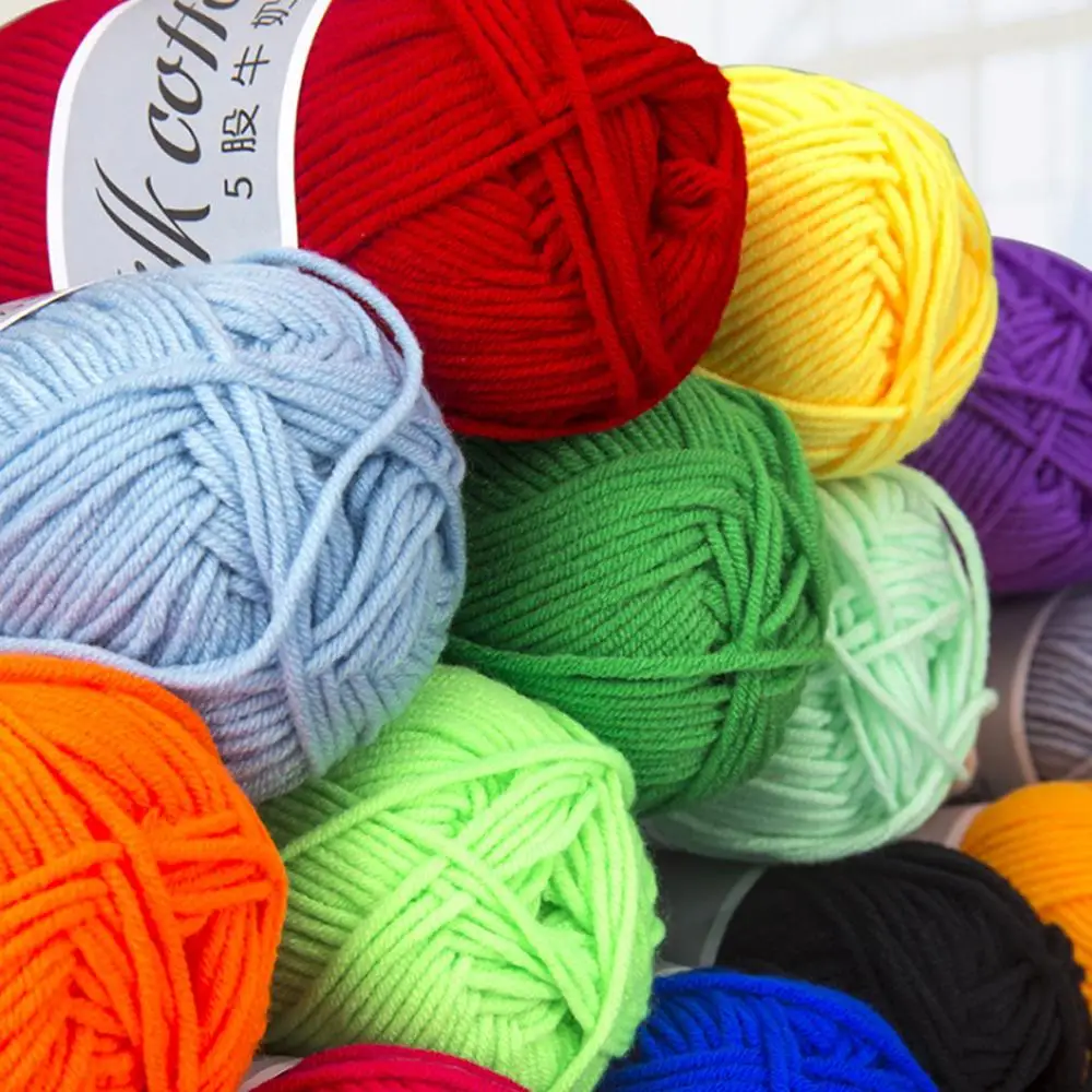 Chainho,5 Strands,Cotton/Acrylic Woolen Yarn,Hand-Knitted & DIY Crochet Woolen Yarn for Children Sweater/Scarve,Buy 2 Get 1 Free
Chainho,5 Strands,Cotton/Acrylic Woolen Yarn,Hand-Knitted & DIY Crochet Woolen Yarn for Children Sweater/Scarve,Buy 2 Get 1 Free