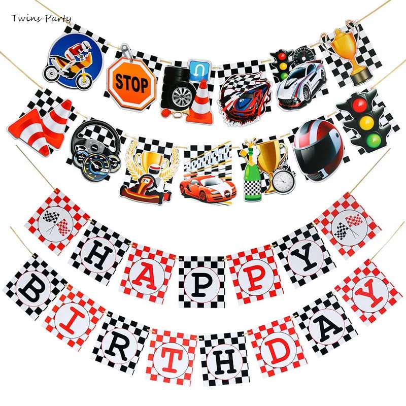 Twins Party Cartoon Racing Car Theme Letter Banner Happy Birthday Banner Traffic Signs Theme Party Happy Birthday Decorations
Twins Party Cartoon Racing Car Theme Letter Banner Happy Birthday Banner Traffic Signs Theme Party Happy Birthday Decorations