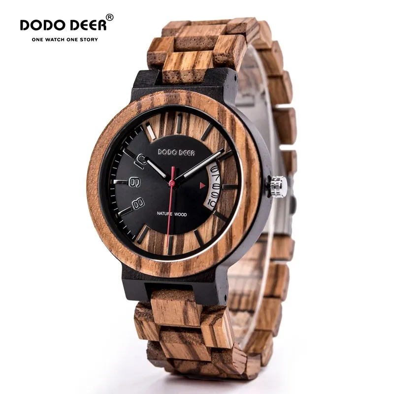 Мужские деревянные часы DODO DEER, роскошный брендовый дизайн, отображение даты, деревянные кварцевые наручные часы, мужской отличный подарок д...
Мужские деревянные часы DODO DEER, роскошный брендовый дизайн, отображение даты, деревянные кварцевые наручные часы, мужской отличный подарок д...