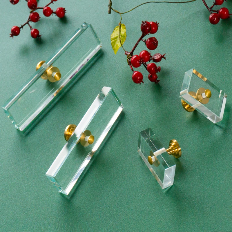 Rectangle Shape/Transparent Glass Knobs and Handles Dresser Drawer Pull Kitchen Cabinet Door Wardrobe Handles Furniture Hardware
Rectangle Shape/Transparent Glass Knobs and Handles Dresser Drawer Pull Kitchen Cabinet Door Wardrobe Handles Furniture Hardware