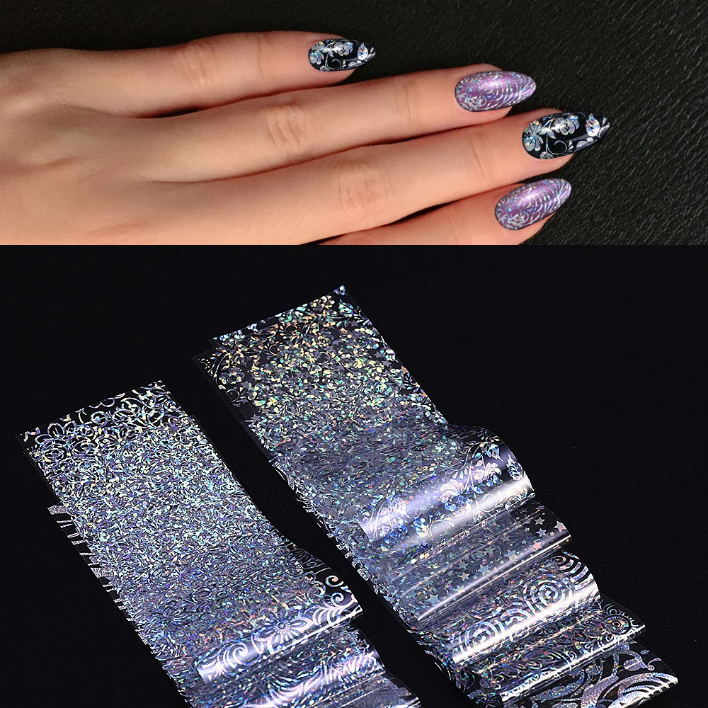 New 10 Pcs 20X4cm Flower Star Transparent Nail Art Decoration Foil Sticker Transfer Film Manicure Designs For Nail at home DIY
New 10 Pcs 20X4cm Flower Star Transparent Nail Art Decoration Foil Sticker Transfer Film Manicure Designs For Nail at home DIY