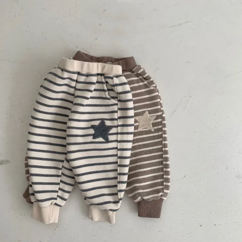 2022 Winter New Baby Warm Harem Pants Fashion Kids Striped Casual Pants Plus Velvet Thicken Children Boy Pants Girls Sport Pants
2022 Winter New Baby Warm Harem Pants Fashion Kids Striped Casual Pants Plus Velvet Thicken Children Boy Pants Girls Sport Pants