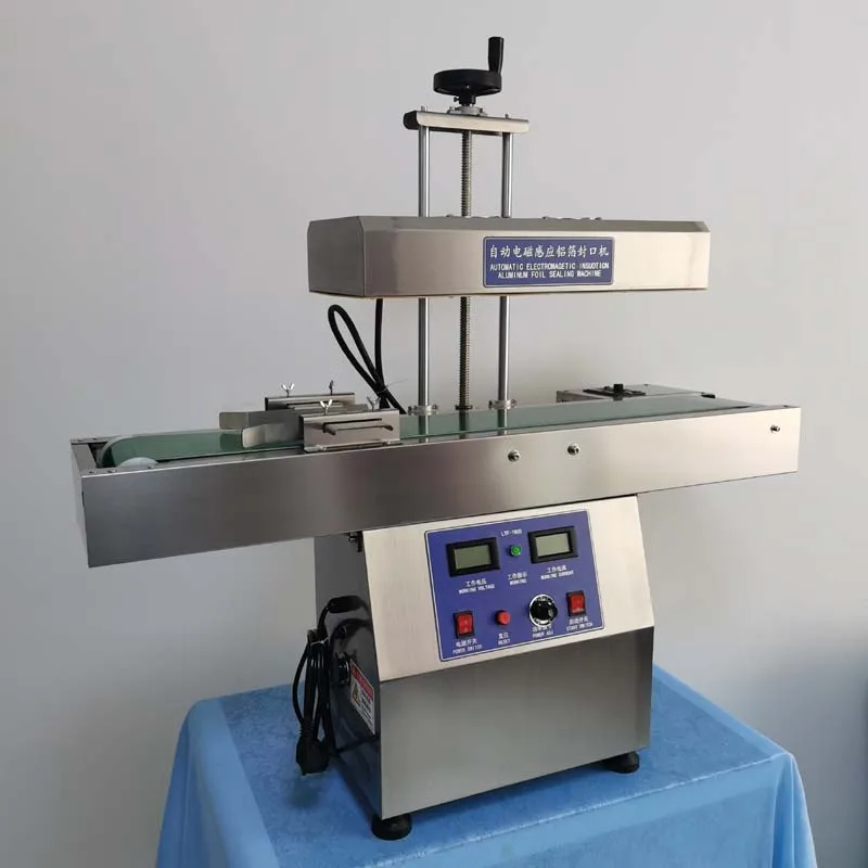 Automatic Continuous Plastic Bottle Heat Sealing Electromagnetic Induction Aluminum Foil Sealing Machine
Automatic Continuous Plastic Bottle Heat Sealing Electromagnetic Induction Aluminum Foil Sealing Machine